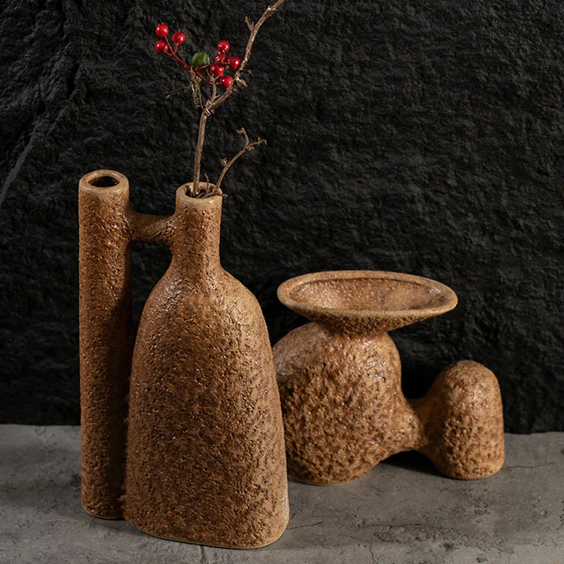 

Hydroponic Nordic Ceramic Vase Flower Aesthetic Decoration Plant Small Vase Tall Design Vintage Wazon Vintage Home Decor WK50HP