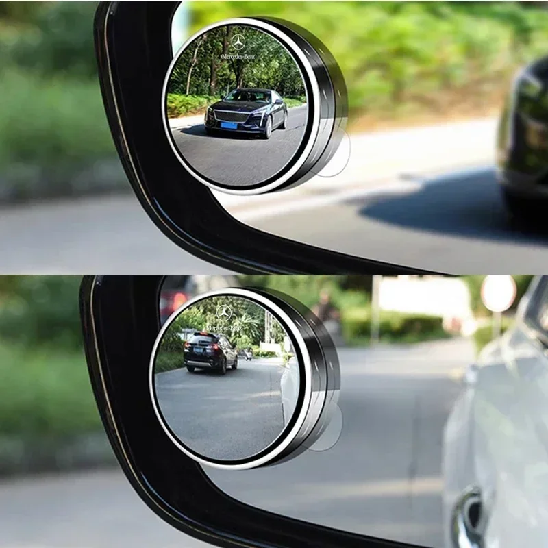 2 шт. регулируемое на 360 градусов зеркало для слепых зон Mercedes Benz C180 C200 C260 C300 W108 W124 W126
