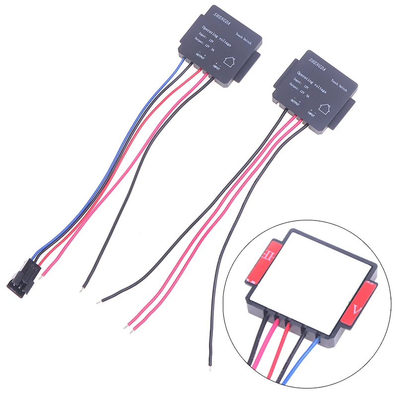 

For Led Light Bathroom Small Vanity Mirror Headlight DC 5-24V 1-3A Intelligent Touch Switch Sensor SD003-001