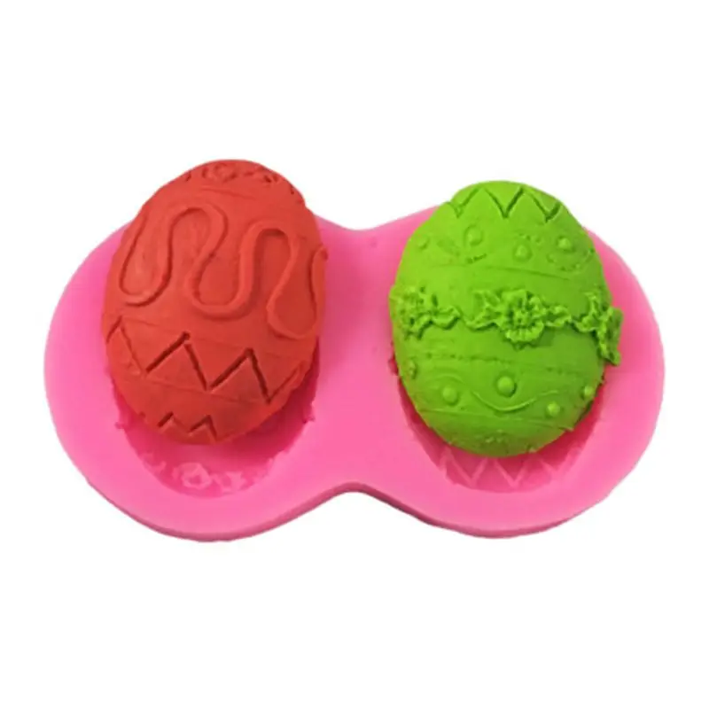 

3D Easter Egg Silicone Mold Fondant Cake Dessert Chocolate Mould Dessert Decorat
