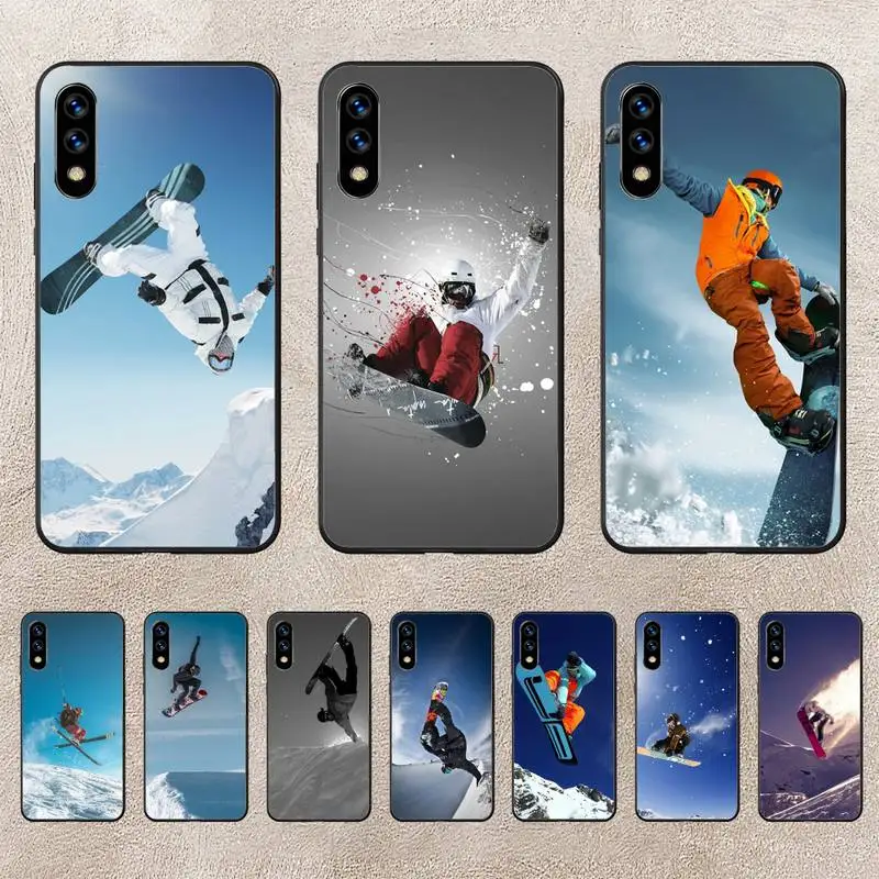 

Sports Snowboarding Phone Case For Huawei G7 G8 P7 P8 P9 P10 P20 P30 Lite Mini Pro P Smart Plus Cove Fundas
