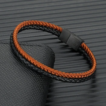 Double Strand Leather Rope Bracelet 2