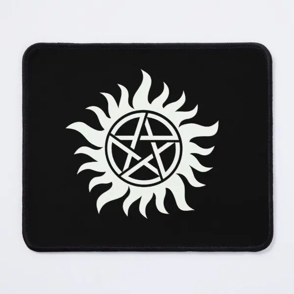 Сверхъестественный коврик для мыши с символами защиты от владения Настольный ПК