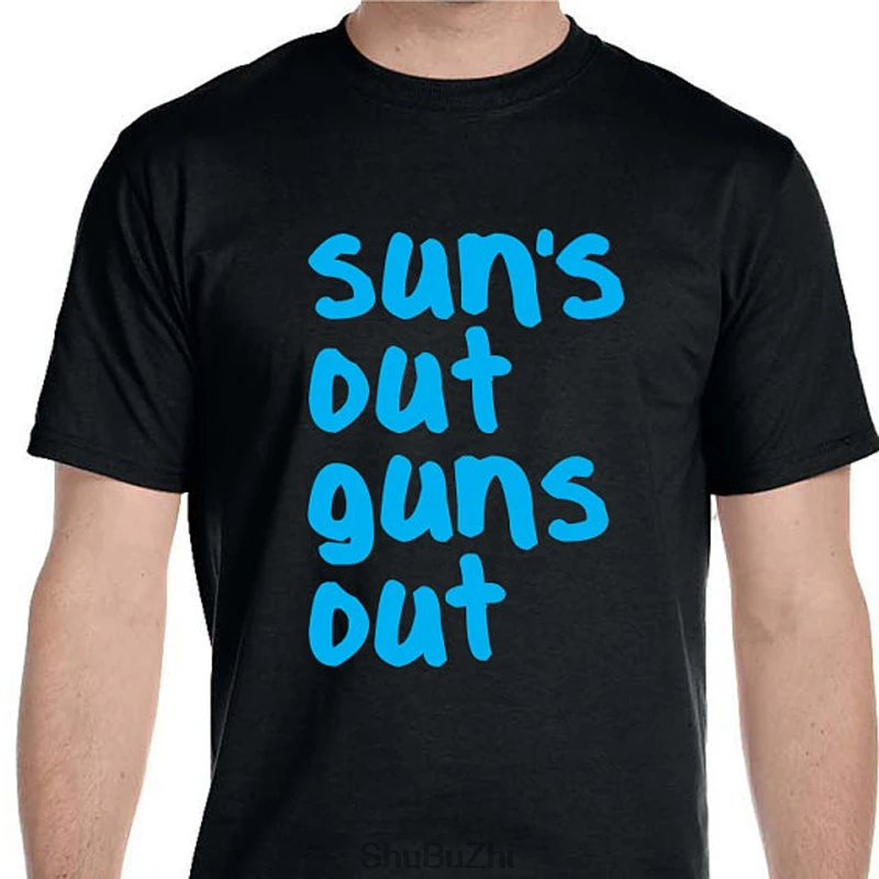 

Suns Out Guns Out Gym Surf Swim 22 Jump Street -T Shirt men fashion brand tee-shirt for male free shipping t shirt t