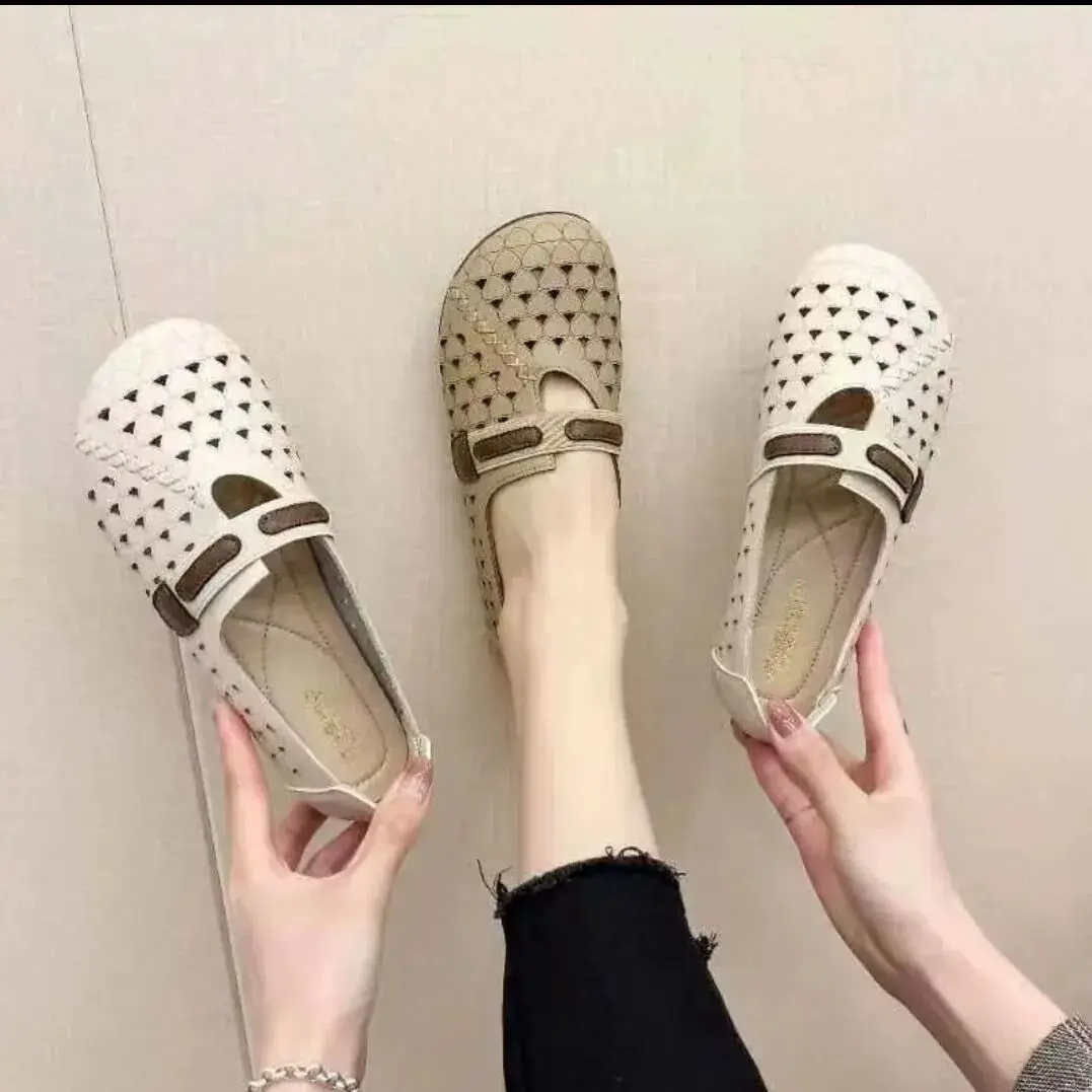 

Shoes for Women 2023 Flat Flats Ladies Summer Footwear Normal Leather Casual Transparent Clear with Heel White on Sale 39 Offer