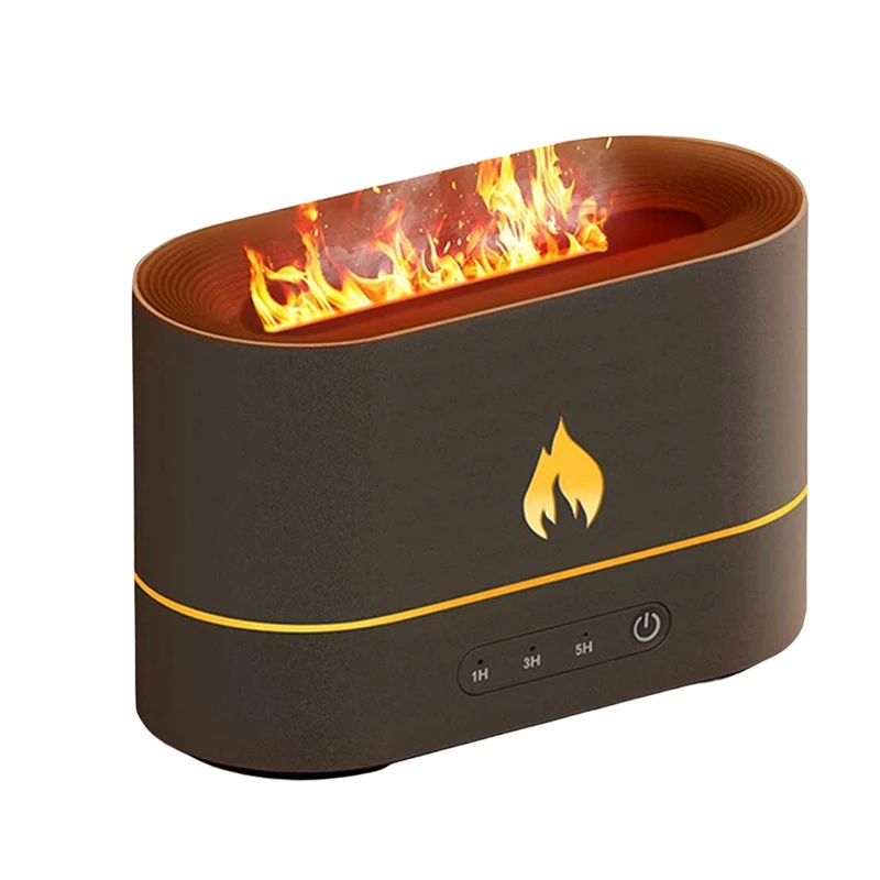 

Aromatherapy Essential Oil Diffuser,Flame Spray Humidifier,Cool Mist Diffuser For Bedroom With 7 Colors,Room,Night Light