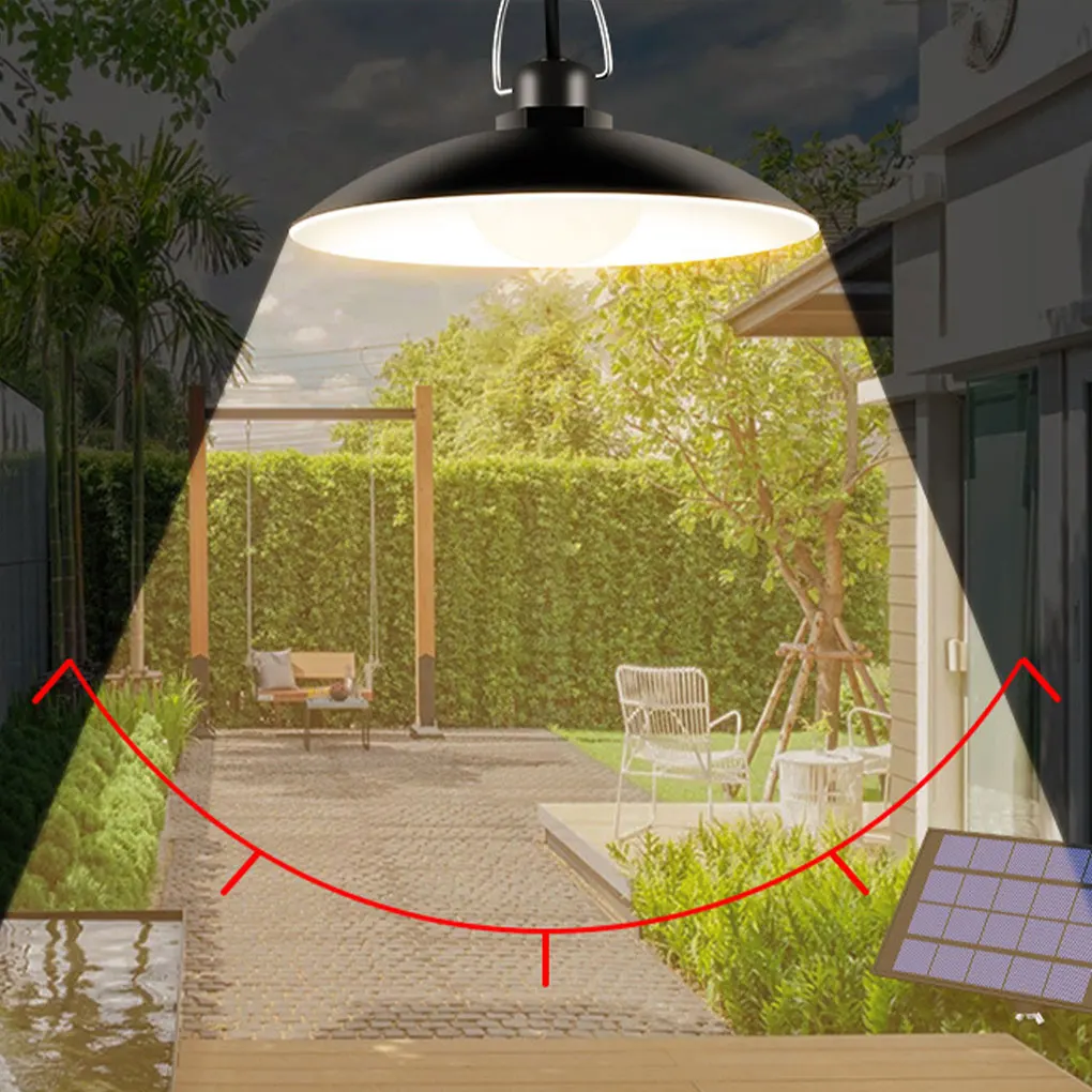 

Solar Powered Light IP65 Waterproof Detachable Hanging Stylish Replacement Outdoor Household Garden Lamp White Type 1