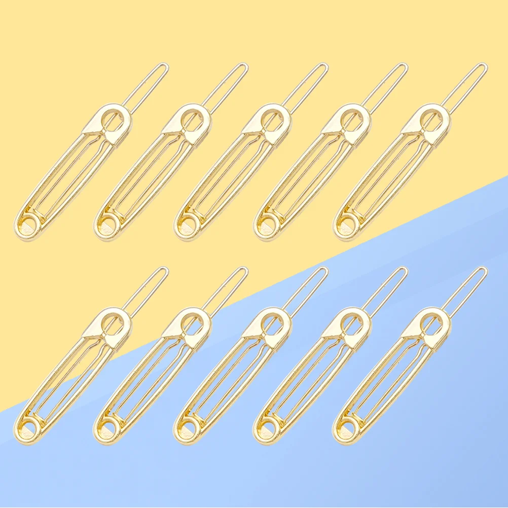 10 шт. заколки для волос стильные геометрические полые модные металлические