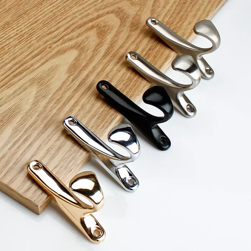 

Cloth Hanger Bathroom Toilet Metal Single Hook Wall Door Hanger for Hanging Clothes Hat Coat Zinc Alloy Clothes Hanger