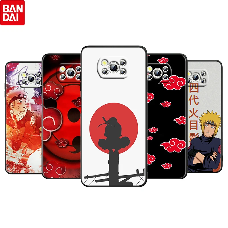 

Anime Naruto Cool Art For Xiaomi Poco M4 X3 F3 GT NFC M3 C3 M2 F2 F1 X2 Pro Mi Mix3 Soft Silicone Black Phone Case Cover Fundas