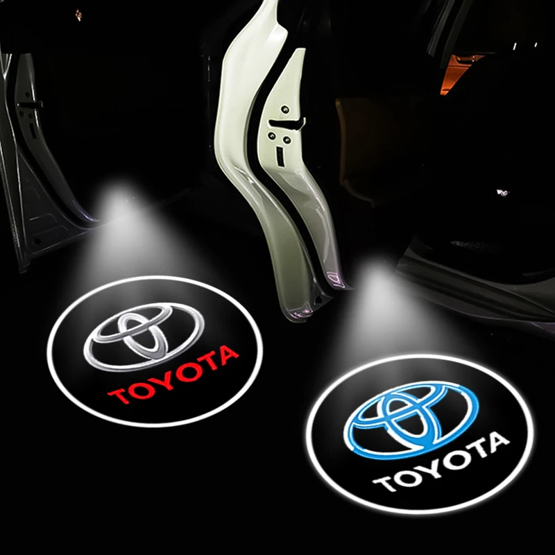 

Car Door Led Welcome Light Projector Lamp Auto Emblem Light Styling Accessoies for Toyota C-HR RAV4 Yaris Camry Land Cruiser