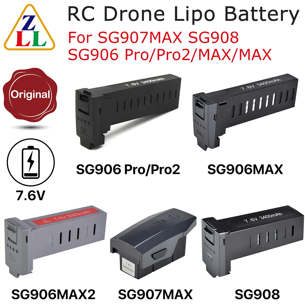 

Аккумулятор ZLL SG906 MAX2 оригинального дрона SG906 Pro 2 MAX SG907MAX SG908 для радиоуправляемого дрона