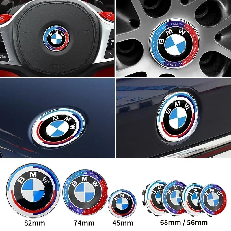 45 мм 56 68 74 82 Эмблема переднего капота автомобиля значок задней багажника для BMW E28