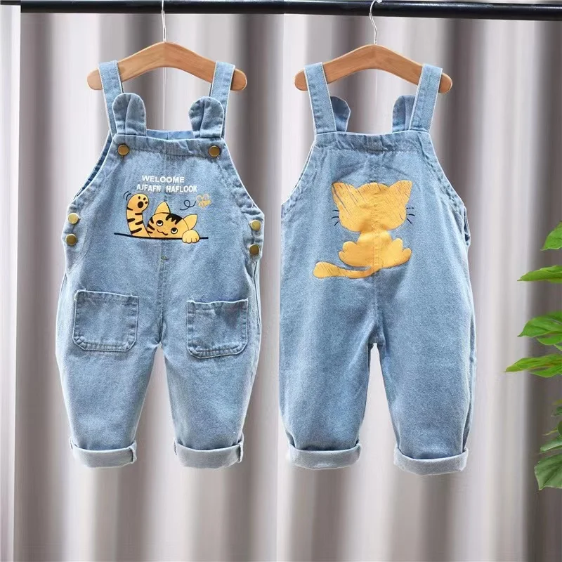 

Kids Baby Boy Clothes Clothing Pants Girl Denim Jumper Jeans Overalls Toddler Infant Playsuit Dungarees Children Trousers