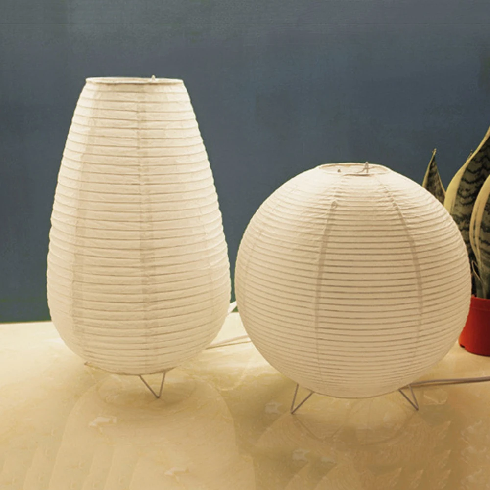 

Novelty Paper Lantern Table Lamp Night Light LED Paper Lantern Desk Table Lamp Bedroom Bedside Lighting Ornament