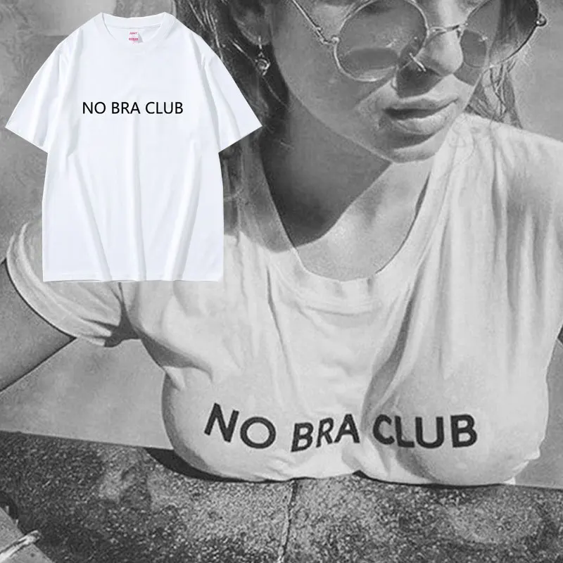 

Футболка Мужская/женская с коротким рукавом, забавный брендовый дизайн без бюстгальтера, Клубная модная трендовая рубашка с принтом, в стиле хип-хоп, на лето