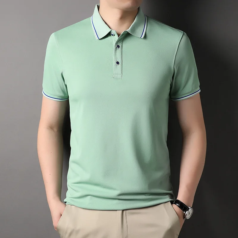 

URSPORTTECH Летняя мужская рубашка поло оверсайз повседневная мужская рубашка поло с коротким рукавом мужские рубашки поло высококачественные однотонные мужские топы