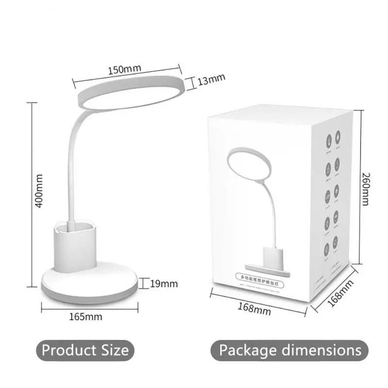 

lampe de bureau led Eyes Protection Touch Dimmable led table lamp Dormitory Bedroom Reading USB Rechargable Desk Lamp Special