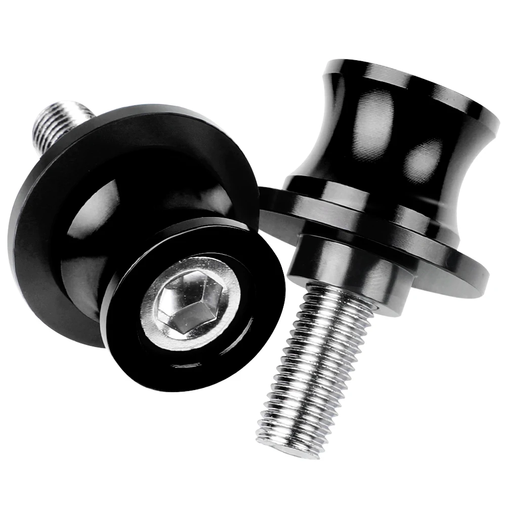 

Винты-Подставки 6 мм для мотоцикла YAMAHA MT09 MT-09 SP 2017-2021 2020 CNC, алюминиевые катушки-слайдеры Swingarm MT 09, аксессуары с логотипом