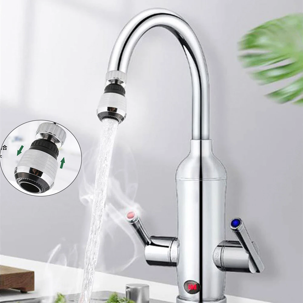 

Water-saving Filter Splash-proof Tap Diffuser Swivel Aerator Faucet 360 Degree Adapter