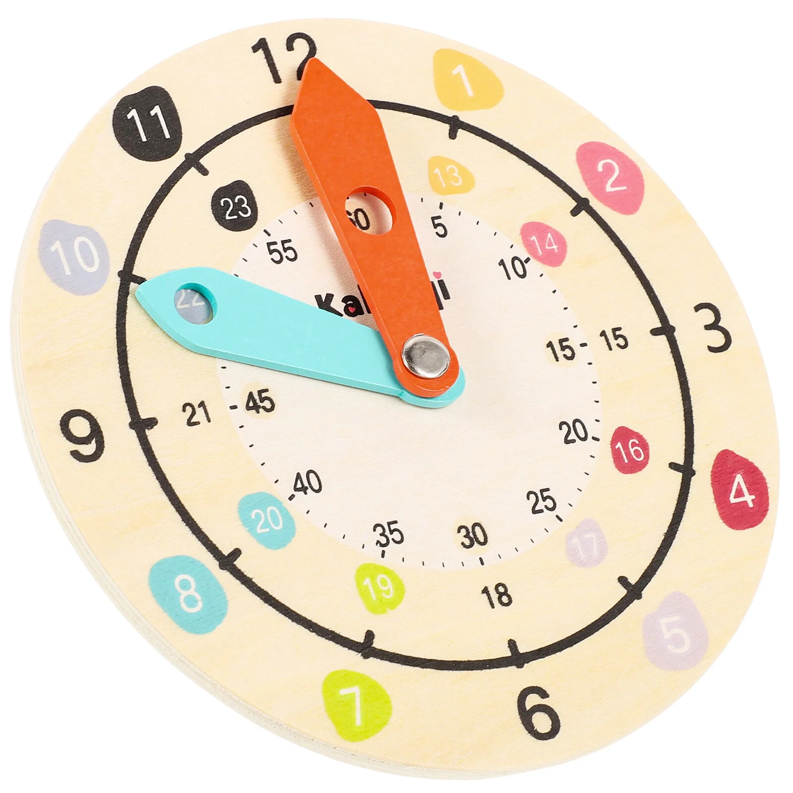 

Children's Clock Educational Toy Number Kids Wooden Practical Simulated Time Learning Toddler Toys