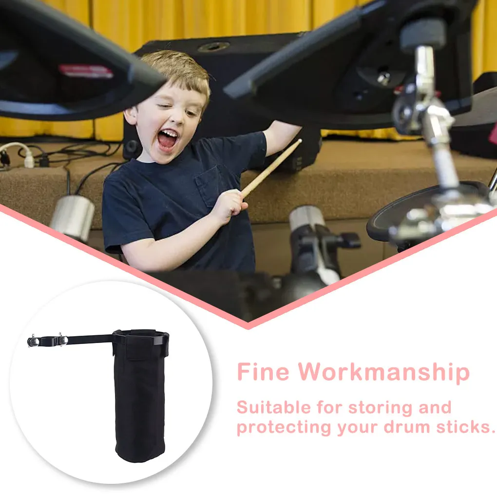 

Drum Sticks Storage Holder Clamp On Carrying Case Wear-resistant Organizer