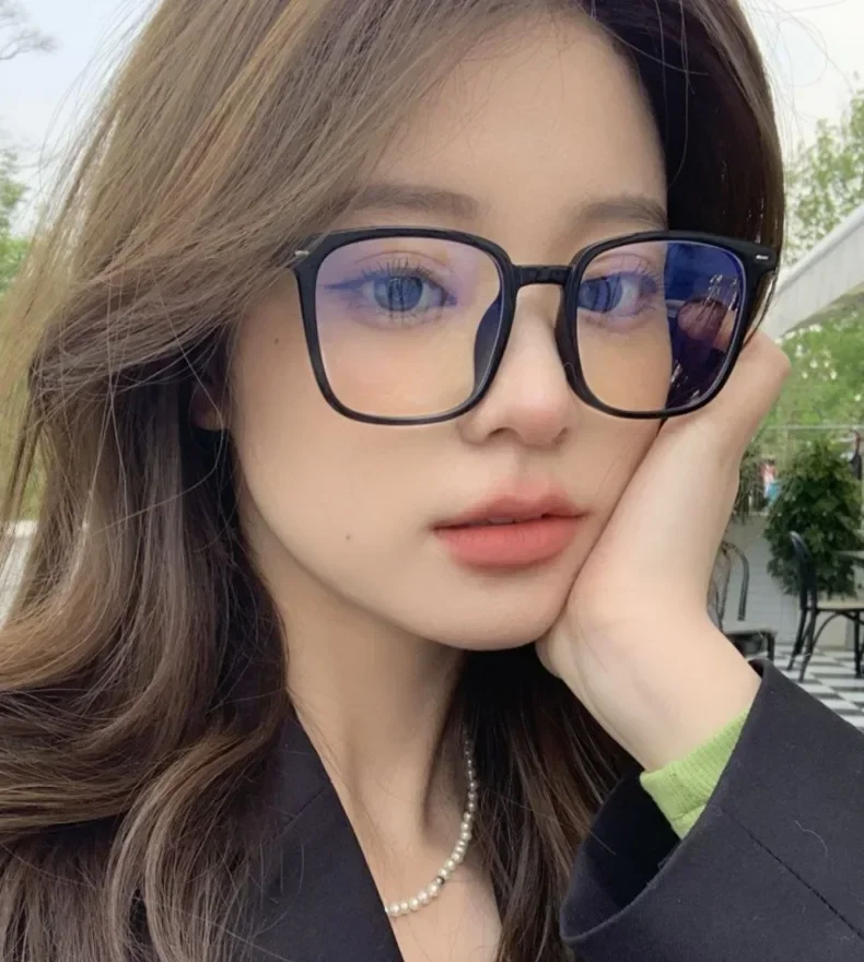 Очки в квадратной оправе с защитой от синего света для мужчин и женщин