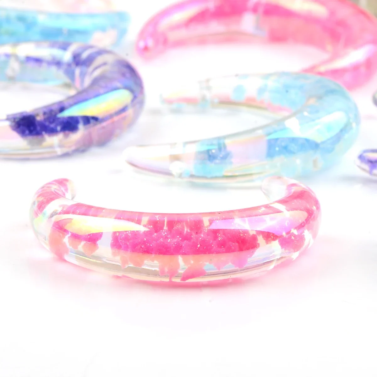 4 шт. светящиеся облака с двойным отверстием прозрачные лунные свободные