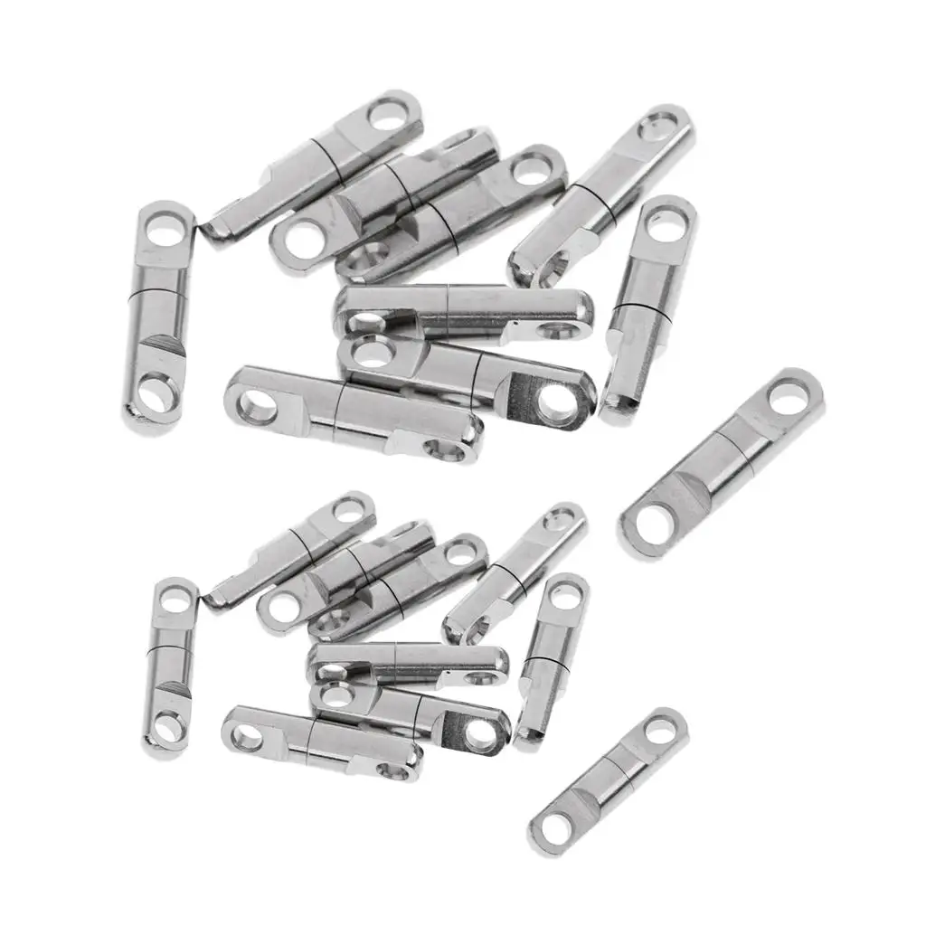 

20pcs Fishing Ball Bearing Swivels Heavy Duty Fishing Swivels Fishing Tackle