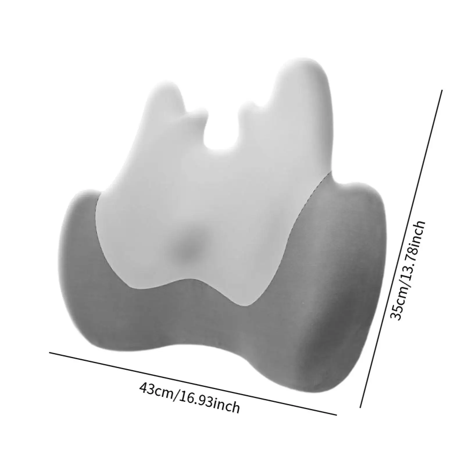 Подушка для поясничной поддержки многоцелевой дышащий офисный стул спинка с