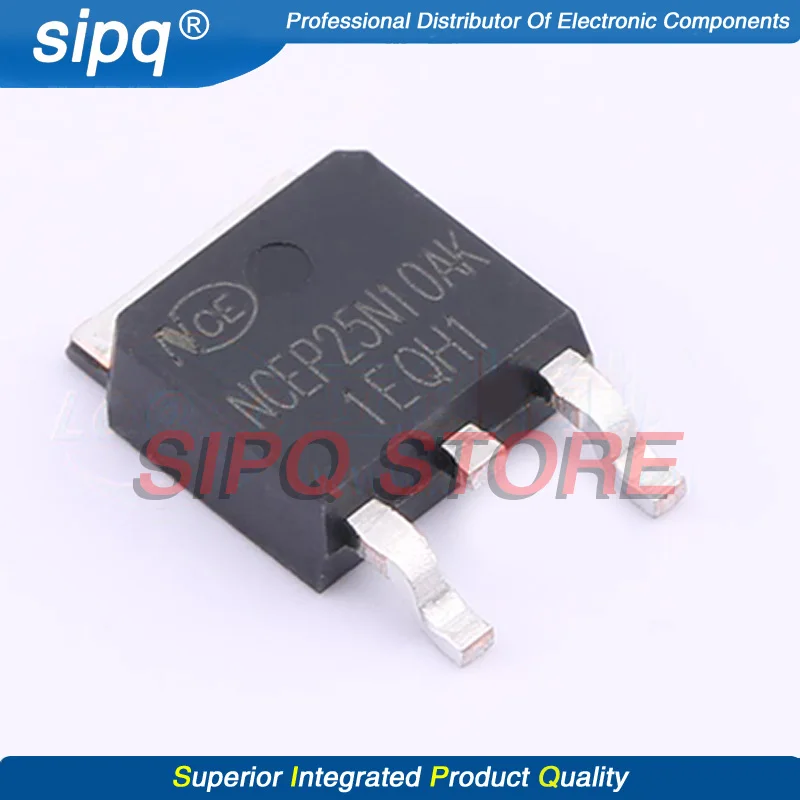 

10 шт./партия, NCEP25N10AK 100 в 35 А, блестящий МОП-транзистор 252, совершенно новый и оригинальный товар
