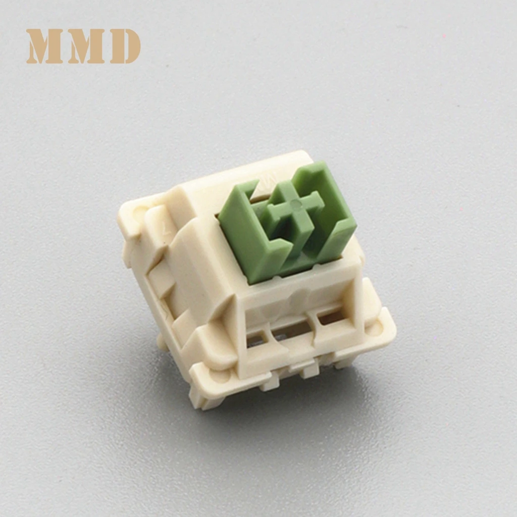 

MMD Matcha V3 Ice Cream Linear Keyboard Switches 5 Pins 53g Complete POM Extension Spring Smooth Mechanical Keyboard Kits Switch