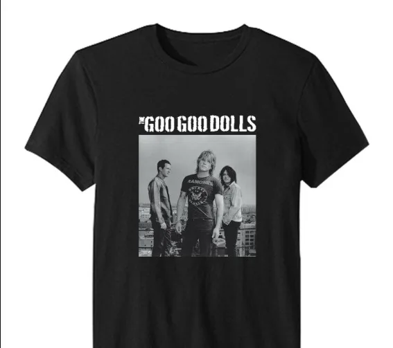 Хлопковая рубашка с длинным или коротким рукавом для фанатов GOO DOLLS
