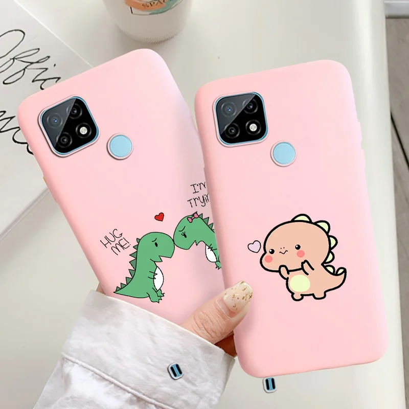 

Realme C21 Case For Oppo Realme 8 Pro Case Silicon Funda Realme 7 6 Pro 1 2 3 5 5i 5s 6i C11 C12 XT Candy Color Matte Back Cover