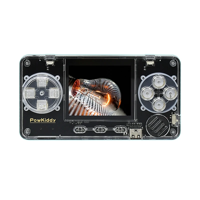 

Игровая мини-консоль POWKIDDY Trimui, прозрачный металлический корпус, RGB10 MAX, 3,5 дюйма, IPS экран, 3D Rocker, детский подарок