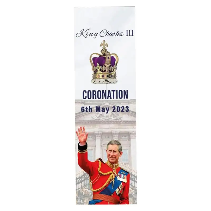 

King Charles Iii Flag UK King Charles III Flag British Decorations Durable Polyester Great Britain King Flag Decoration For