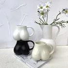 Кофейная кружка в форме тела, забавная Женская кофейная молочная чашка в форме ягодиц, декор для обеденного стола в скандинавском стиле, аксессуары, подарки, керамические чашки