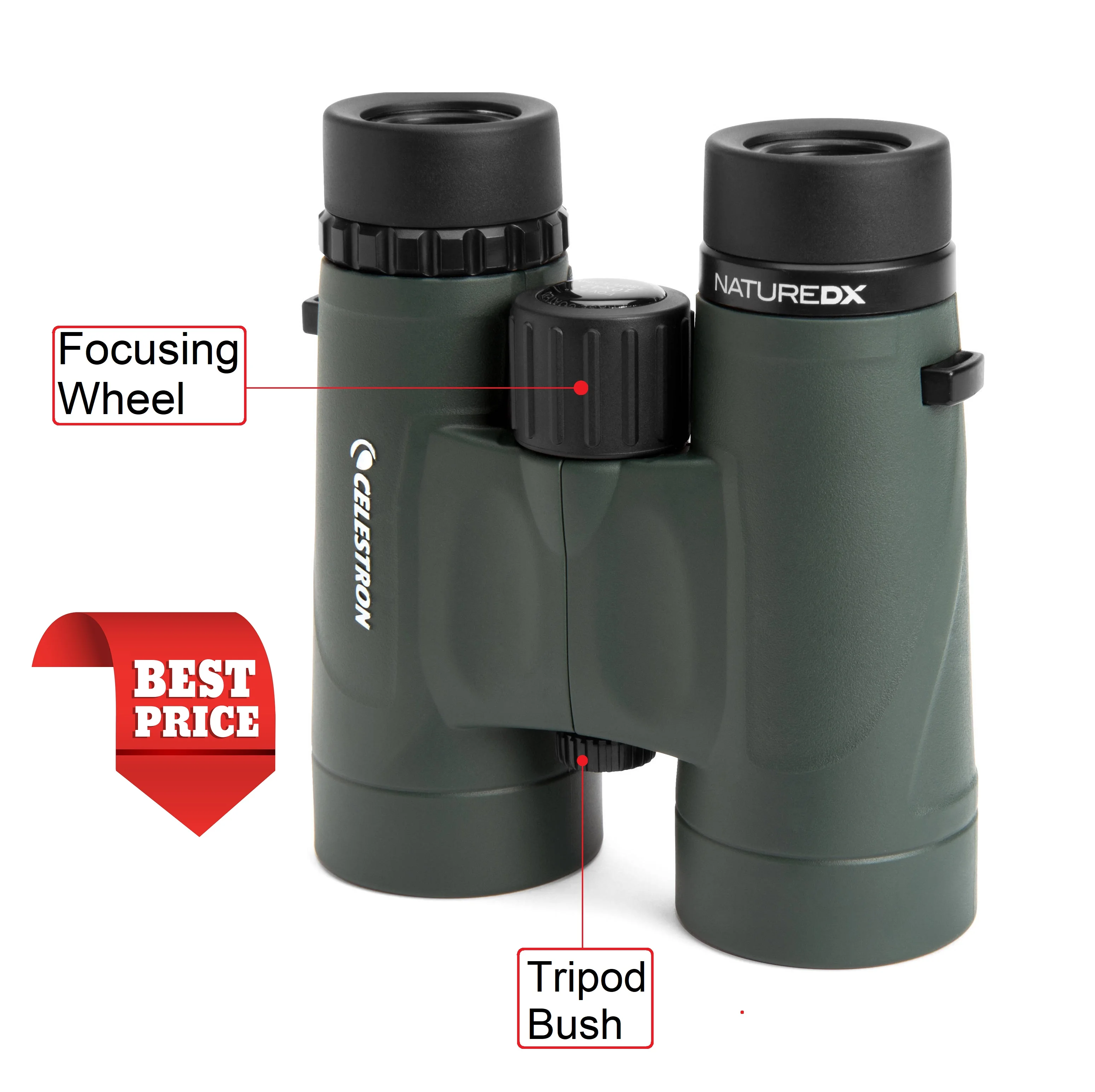 

Celestron Nature DX 10x42 HD Astronomy Binoculars Fully Multi-coated BaK-4 Prisms Fog & Waterproof For Hunting, Wild life