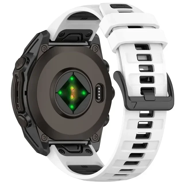Фото Силиконовый ремешок Quick Fit 26 мм, 22 мм, 20 мм для Garmin Tactix 8, 51 мм, 47 мм, официальный браслет Fenix 8X 7X/Forerunner 970 965 №3