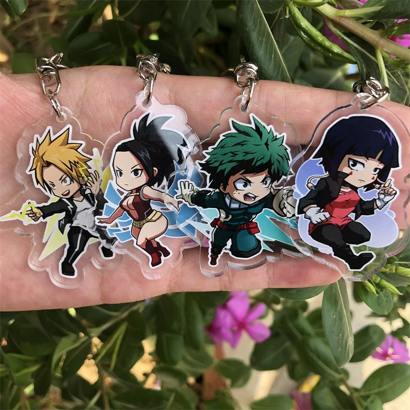 

Anime My Hero Academia Ashido Mina Ojiro Mashirao Keychain Cosplay Accessories Pendant Badge