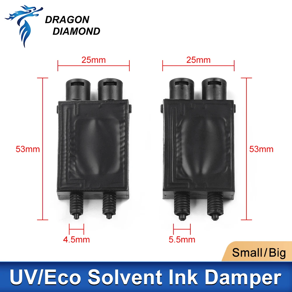 2шт УФ-демпфер чернил DX7 для Epson F 189010 Ф 196000 177000 печатающая головка Titan-jet Taimes Xenons