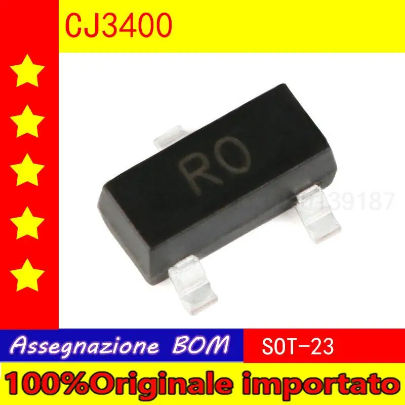 

Домашняя мебель 50 шт./лот CJ3400 Шелковый экран R0SOT 30 В/5,8 A патч-23 N канал MOSFET полевая трубка