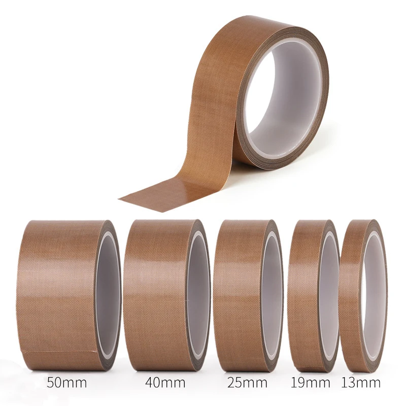 

0.18mm 300 Degree High Temperature Resistance Adhesive Tape Cloth Heat Insulation Sealing Machine PTFE Tape