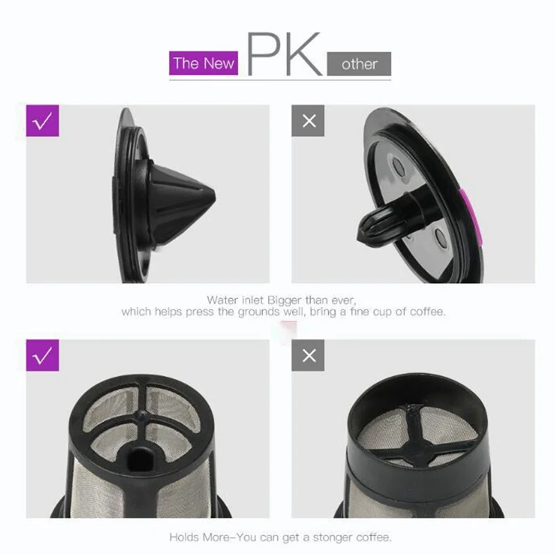 Акция! Многоразовая чашка с фильтром для кофе многоразовая капсула Keurig 2 0 1 K