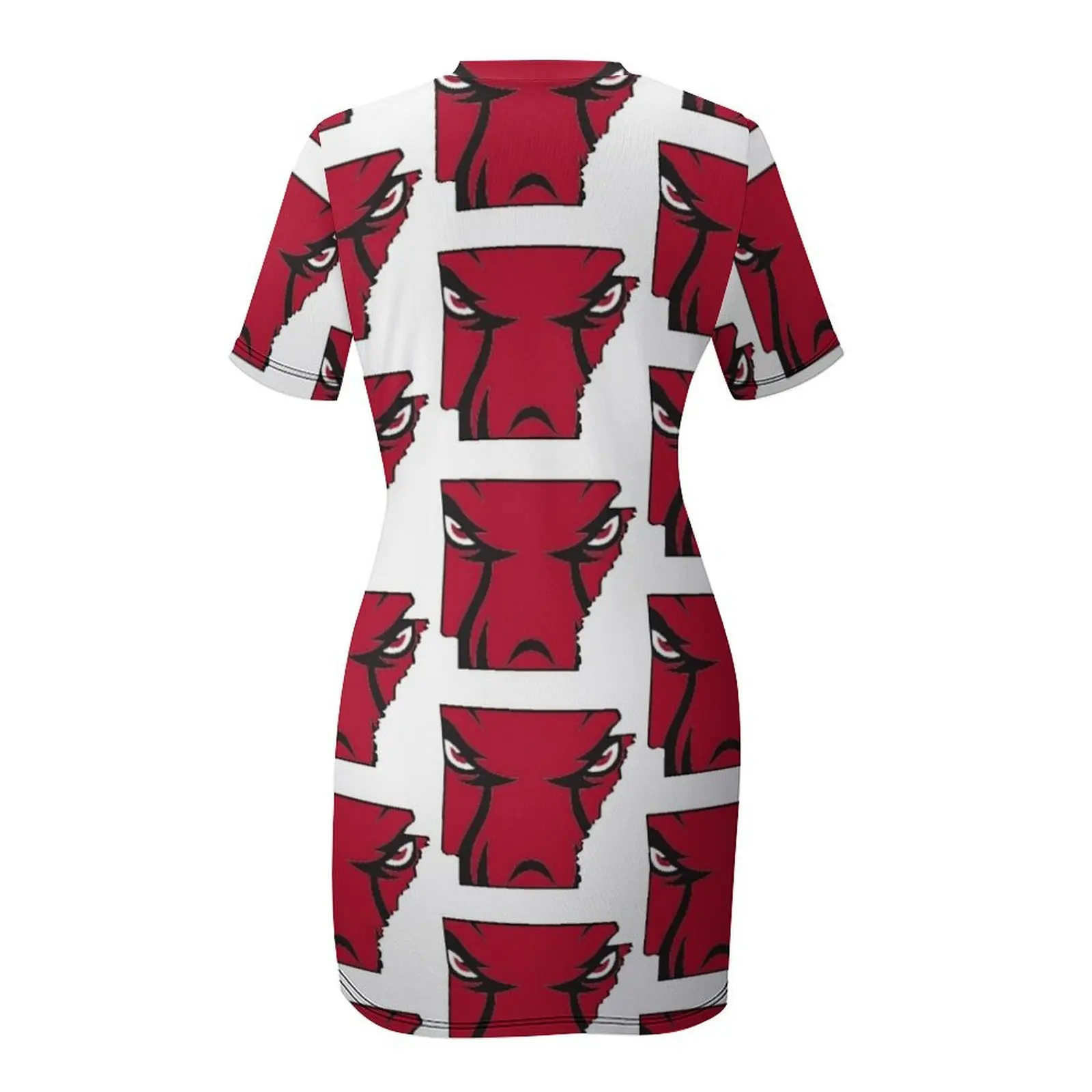 Razorback Eyes платье с короткими рукавами штата Арканса Женское вечернее модное феи