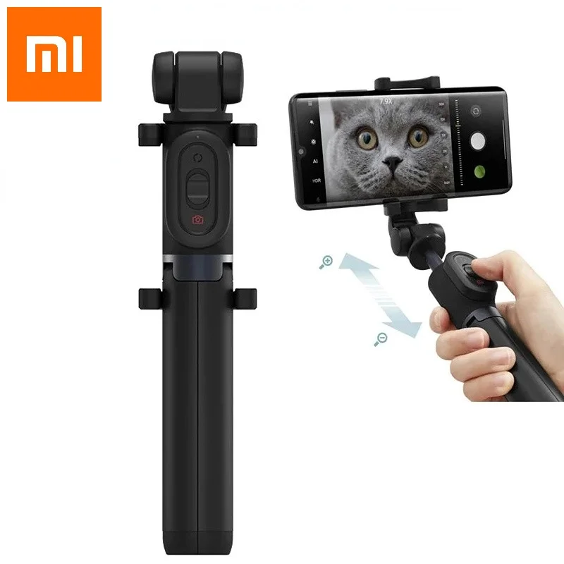 

2022 Xiaomi Mi Zoom Tripod Selfie Sticks WithBluetooth-compatible Remote Foldable Extendable For iOS Android 360° rotatable