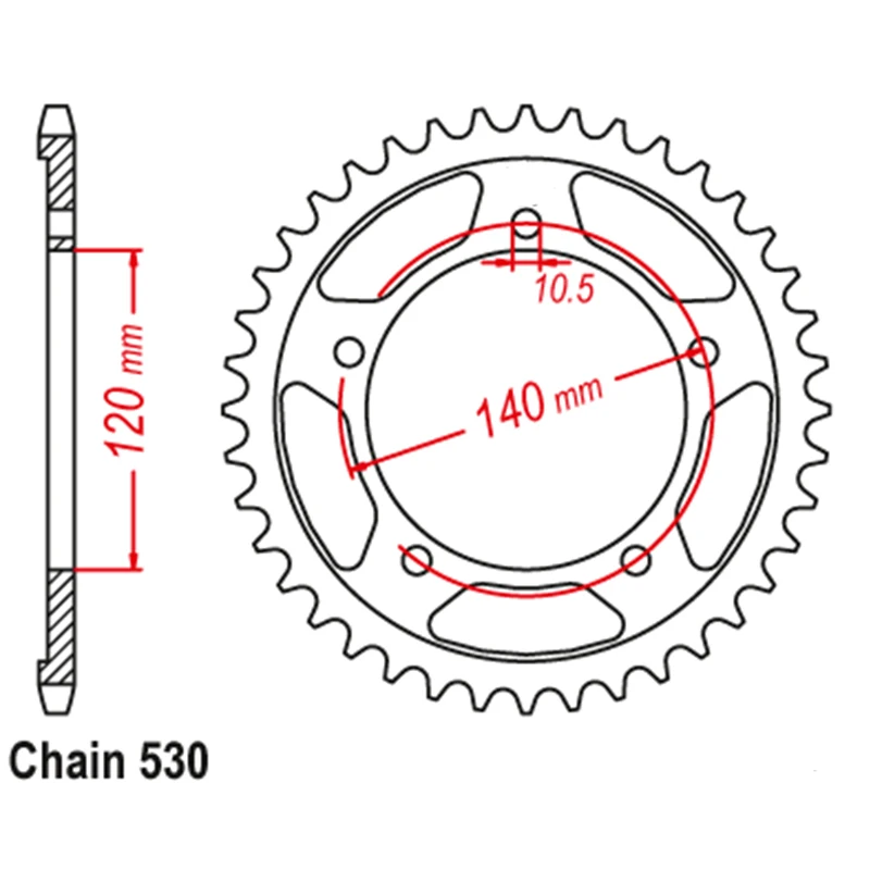 Передняя Задняя звездочка мотоцикла LOPOR 530 CNC 15T/45T для Suzuki GSF1200 K6 SA-K6 Bandit 2006 GSF 1200 |