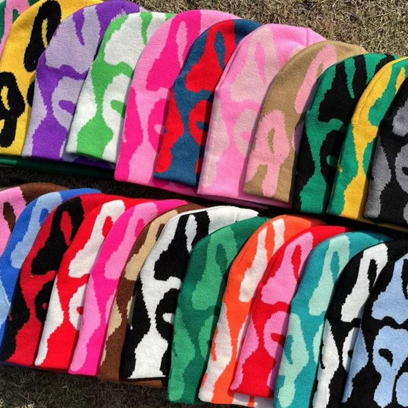 

Knitting Beanies Hat Men Women Paragraph Quality Cap Mea Culpa Y2k Warm Fashion Hundred Take Cold Cap for Women Streetwear Hats