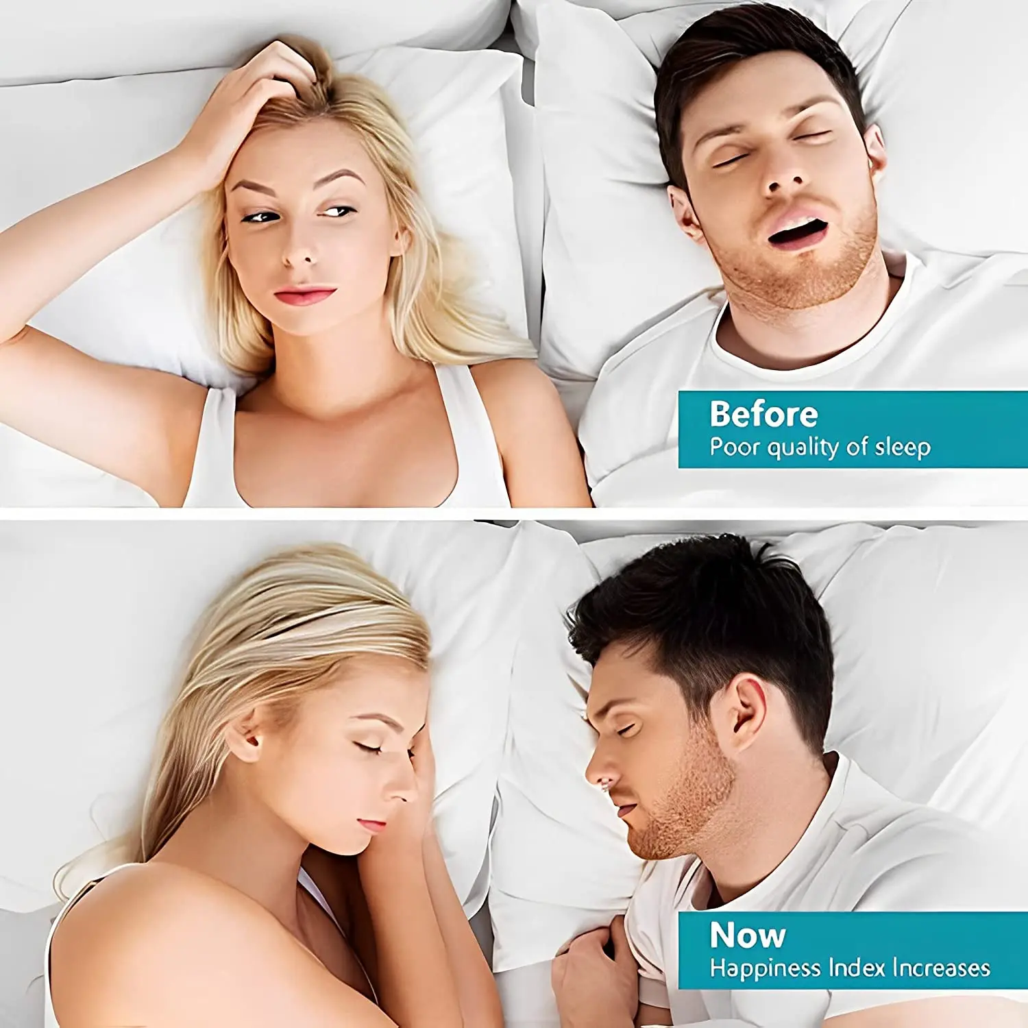 Силиконовый зажим для носа против храпа удобный и эффективный предотвращения