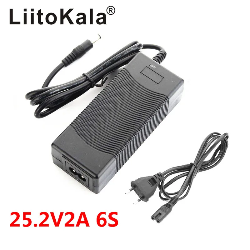 

LiitoKala High quality 25.2V 2A battery pack charger Electric vehicles dedicated charger 24V 2A Polymer lithium 18650 charger